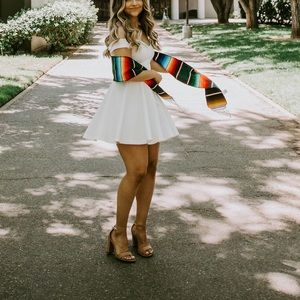 White off shoulder dress
